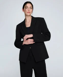 Luxe Twill Slim One Button Jacket>Kenneth Cole Clearance