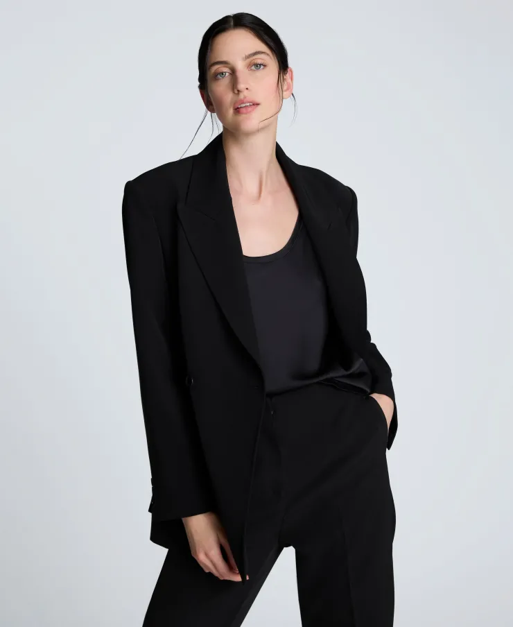 Luxe Twill Slim One Button Jacket>Kenneth Cole Clearance