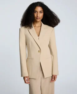 Luxe Twill Slim One Button Jacket>Kenneth Cole Online