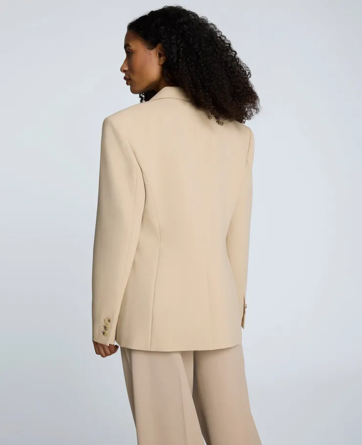 Luxe Twill Slim One Button Jacket>Kenneth Cole Online