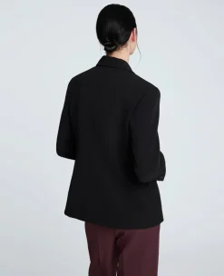 Luxe Twill Three Button Contoured Jacket><noscript><img width=