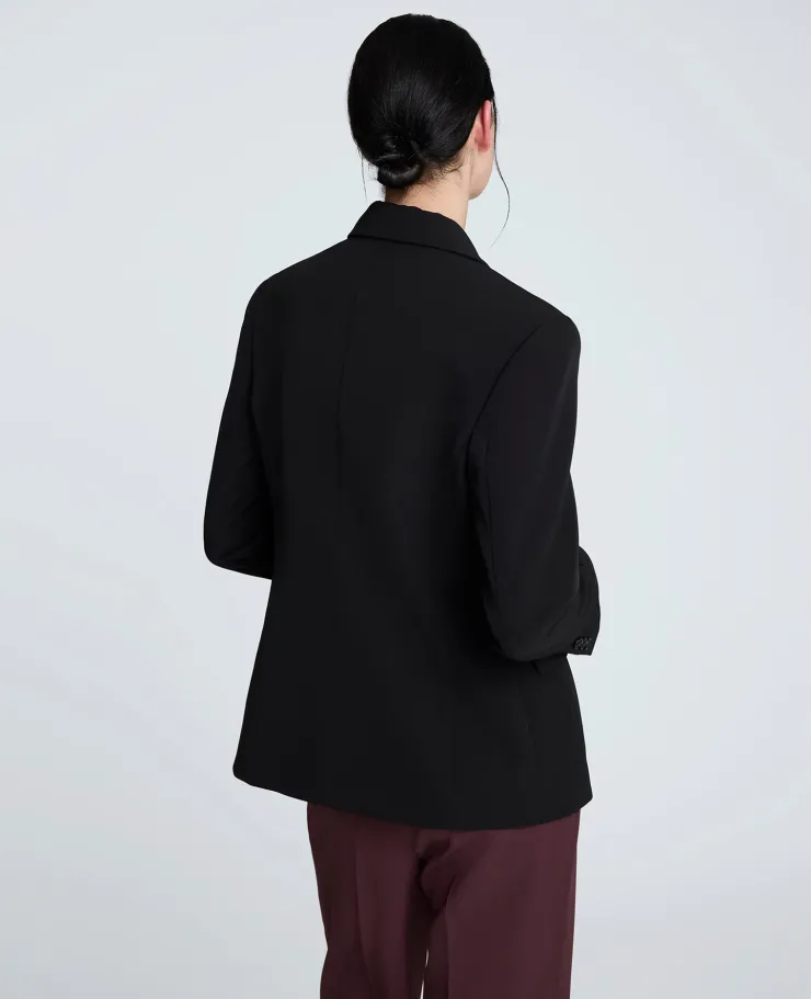 Luxe Twill Three Button Contoured Jacket>Kenneth Cole Clearance