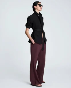 Luxe Twill Three Button Contoured Jacket><noscript><img width=