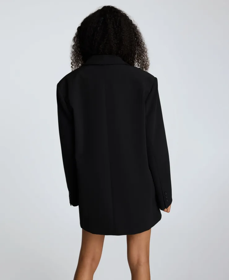 Luxe Twill Two Button Boyfriend Jacket>Kenneth Cole Hot