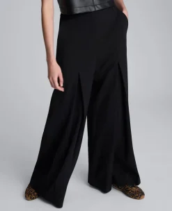 Luxe Twill Wide Leg Inverted Pleat Front Pant>Kenneth Cole Sale
