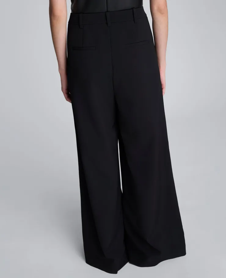 Luxe Twill Wide Leg Inverted Pleat Front Pant>Kenneth Cole Sale