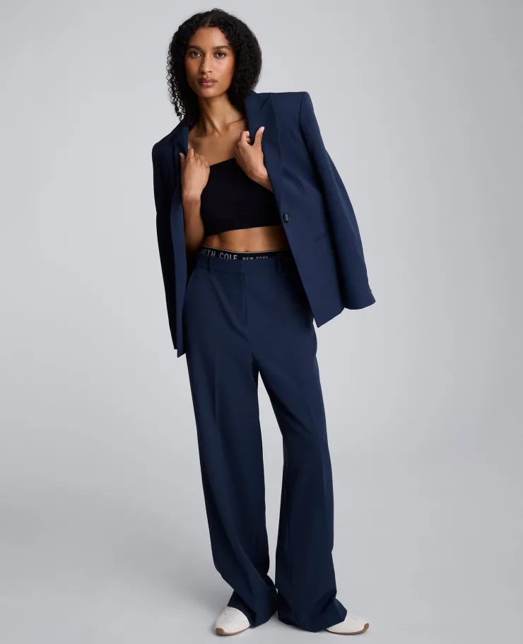 Luxe Twill Wide Leg Pant>Kenneth Cole Clearance