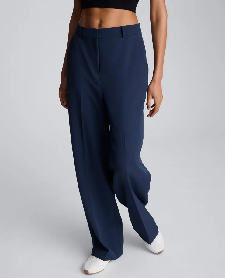 Luxe Twill Wide Leg Pant>Kenneth Cole Clearance