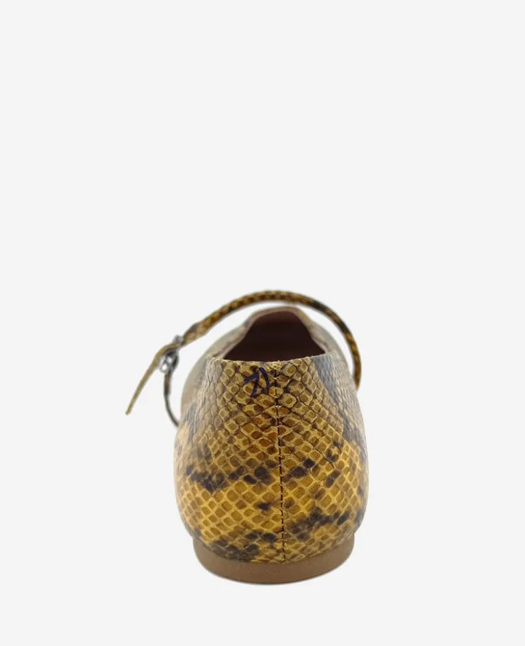 Magnolia Snakeskin Leather Ballet Flat>Kenneth Cole Sale