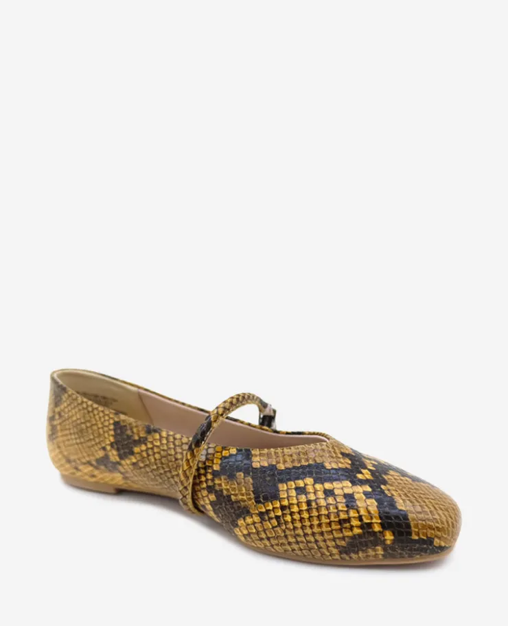 Magnolia Snakeskin Leather Ballet Flat>Kenneth Cole Sale