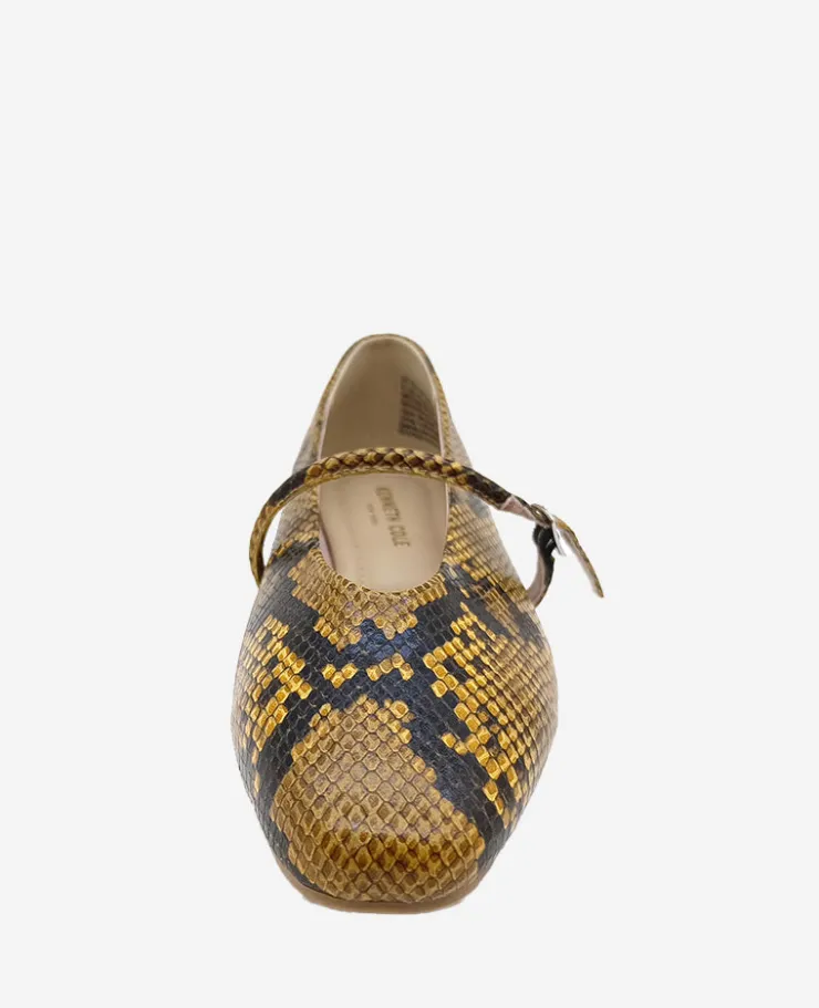 Magnolia Snakeskin Leather Ballet Flat>Kenneth Cole Sale