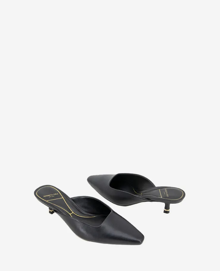 Margo Leather Kitten Heel Mule>Kenneth Cole Outlet