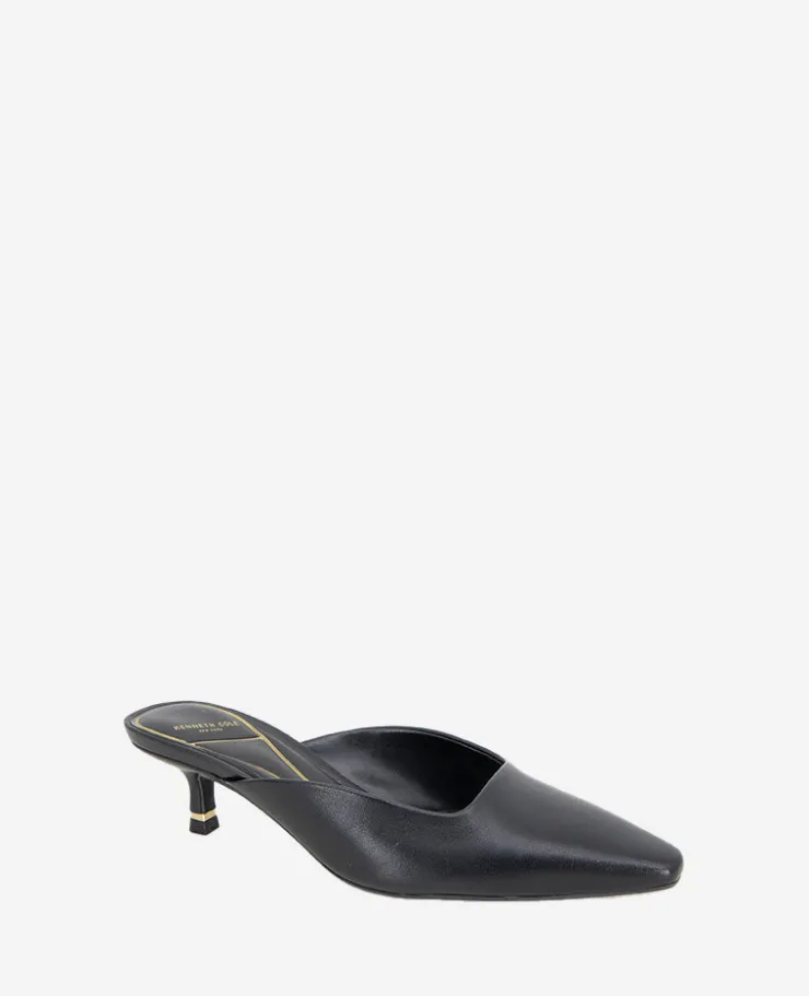 Margo Leather Kitten Heel Mule>Kenneth Cole Outlet
