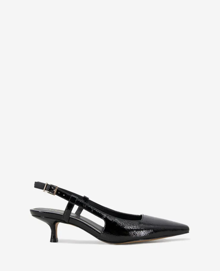 Martha Patent Slingback Kitten Heel>Kenneth Cole Discount