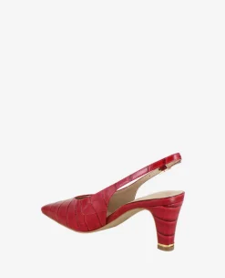 Meilani Embossed Croco Point Toe Slingback><noscript><img width=