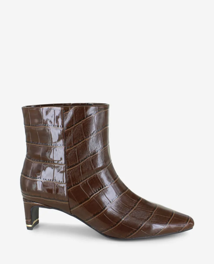 Miranda Croco Heel Bootie>Kenneth Cole Sale