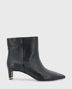 Miranda Leather Heel Bootie>Kenneth Cole Online