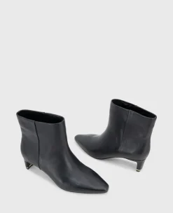 Miranda Leather Heel Bootie><noscript><img width=