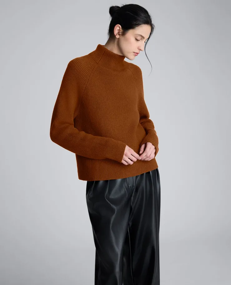 Mockneck Raglan Sleeve Sweater>Kenneth Cole Sale