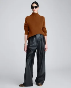 Mockneck Raglan Sleeve Sweater><noscript><img width=