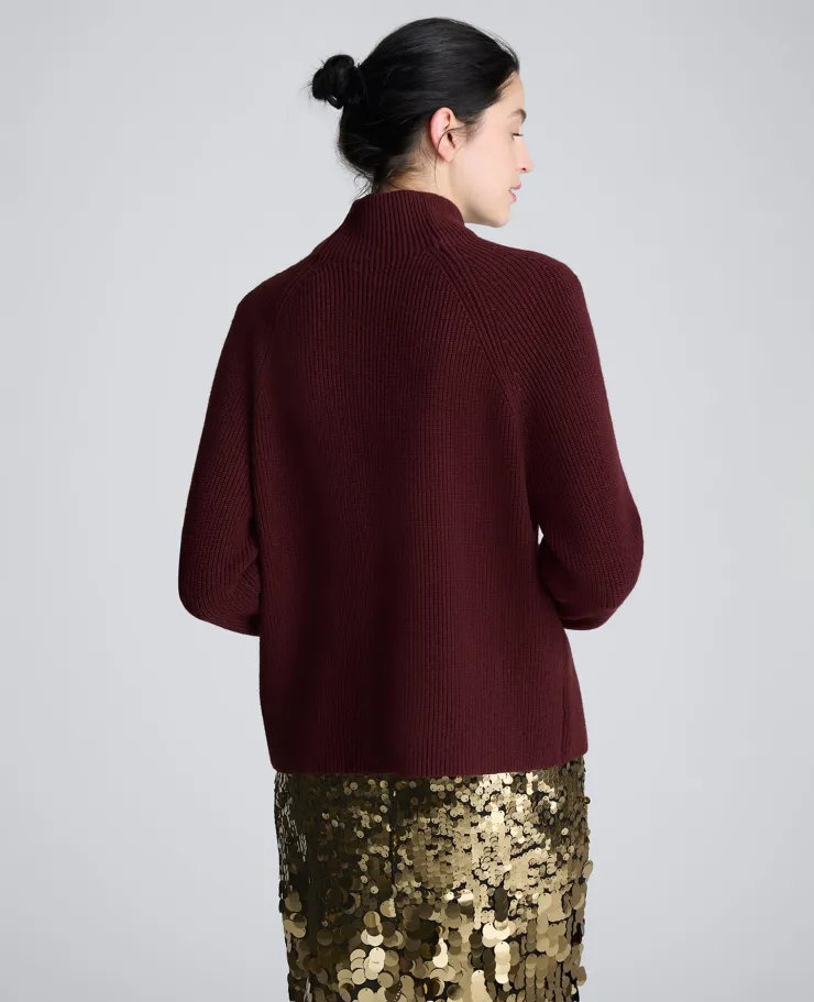 Mockneck Raglan Sleeve Sweater>Kenneth Cole Outlet