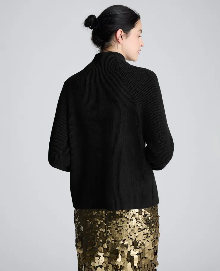 Mockneck Raglan Sleeve Sweater>Kenneth Cole Best