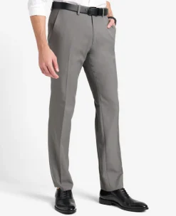 Modern-Fit Micro Check Stretch Trouser>Kenneth Cole Best