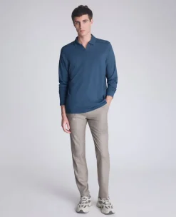 Performance Long Sleeve Johnny Collar Polo><noscript><img width=