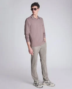 Performance Long Sleeve Johnny Collar Polo><noscript><img width=