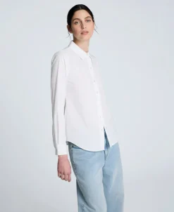 Poplin Button Front Shirt>Kenneth Cole Sale