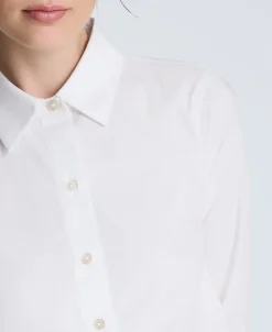 Poplin Button Front Shirt><noscript><img width=