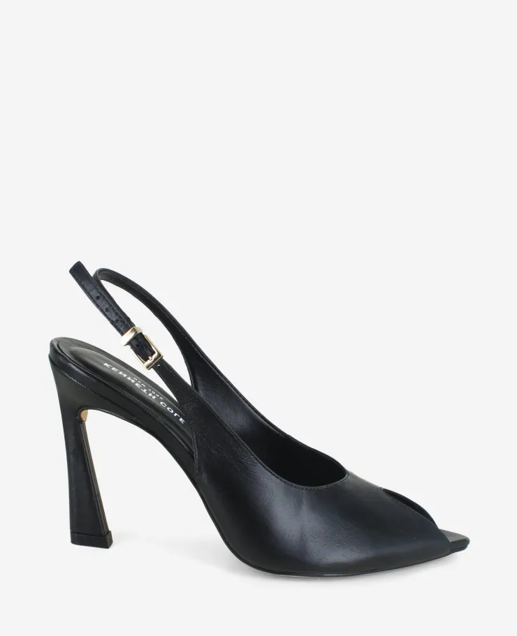 Priya Leather Peep Toe Slingback Heel>Kenneth Cole Sale
