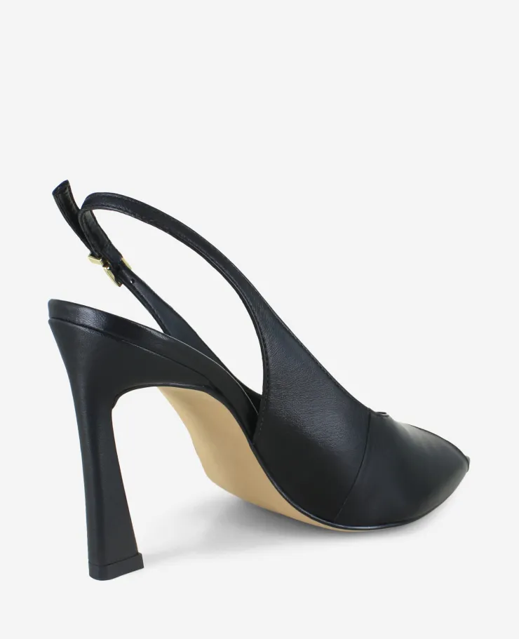 Priya Leather Peep Toe Slingback Heel>Kenneth Cole Sale