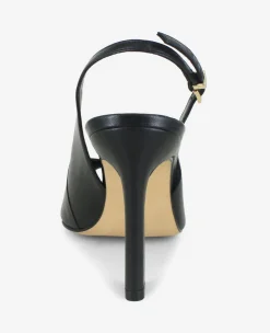 Priya Leather Peep Toe Slingback Heel><noscript><img width=