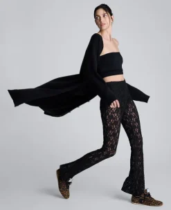 Pull On Stretch Lace Flare Pant With Inner Short>Kenneth Cole