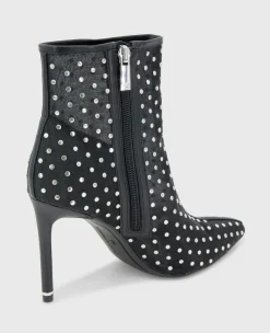 Quincy Mesh Micro Stud Heel Ankle Bootie><noscript><img width=