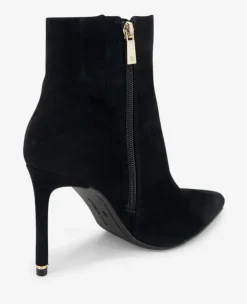 Quincy Suede Heel Ankle Bootie><noscript><img width=
