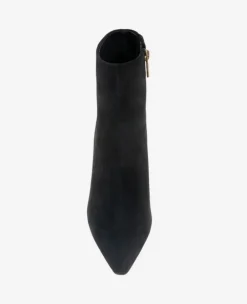 Quincy Suede Heel Ankle Bootie><noscript><img width=