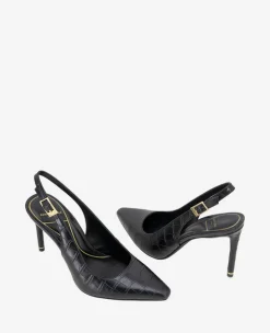 Quinnly Leather Croco Slingback Heel><noscript><img width=