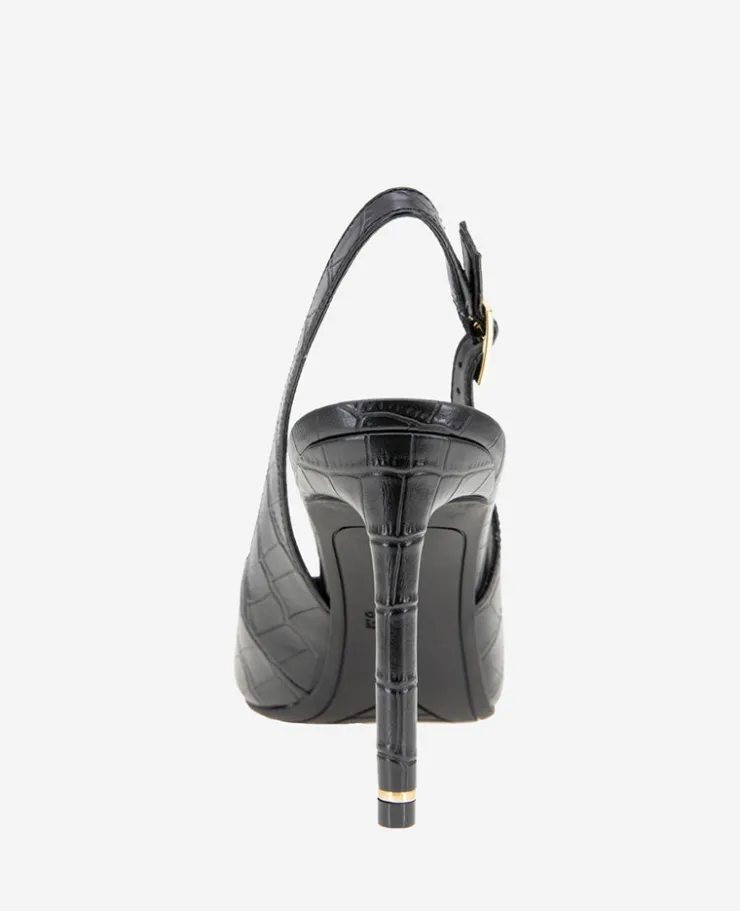Quinnly Leather Croco Slingback Heel>Kenneth Cole Sale