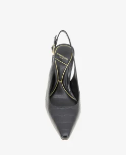 Quinnly Leather Croco Slingback Heel><noscript><img width=