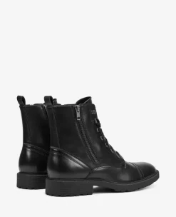 REACTION - Captain Cap Toe Double Zip Combat Boot><noscript><img width=