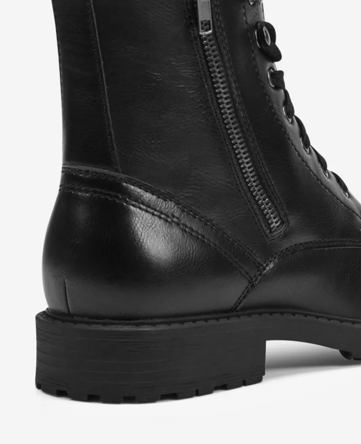 REACTION - Captain Cap Toe Double Zip Combat Boot>Kenneth Cole Discount