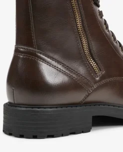 REACTION - Captain Cap Toe Double Zip Combat Boot><noscript><img width=