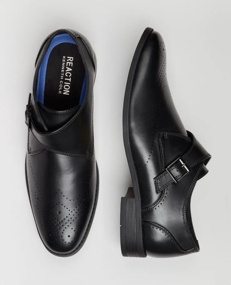 REACTION - Cheer Brogue Single Monk Strap>Kenneth Cole