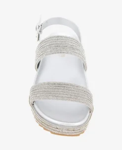 REACTION - Debra Two Band Crystal Sandal><noscript><img width=