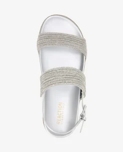 REACTION - Debra Two Band Crystal Sandal><noscript><img width=