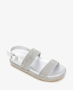 REACTION - Debra Two Band Crystal Sandal><noscript><img width=