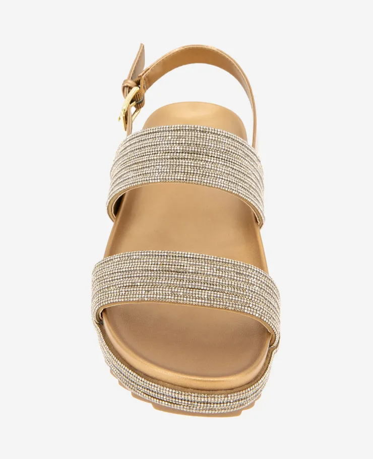 REACTION - Debra Two Band Crystal Sandal>Kenneth Cole Best