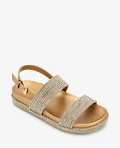 REACTION - Debra Two Band Crystal Sandal><noscript><img width=